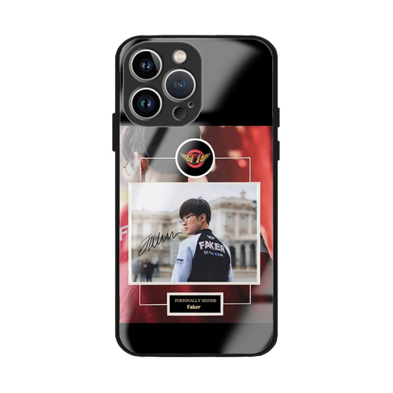 Faker五冠王新款高清全包防摔玻璃殼-CASEZONE