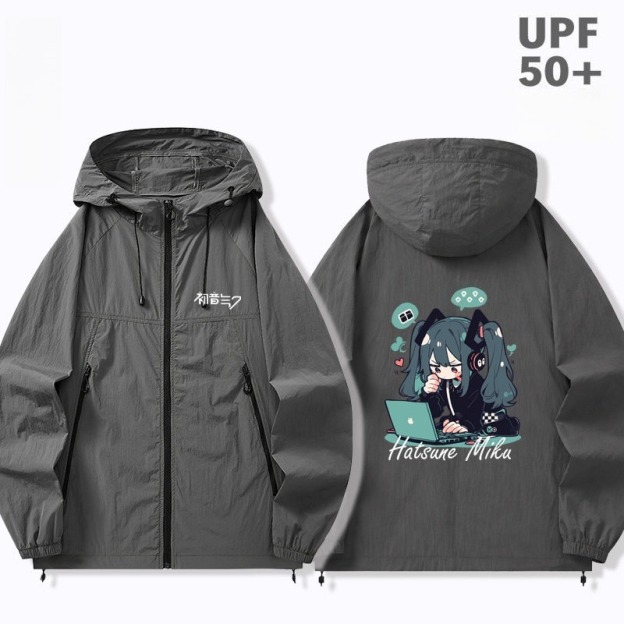 初音未來 男女輕薄透氣防曬服外套