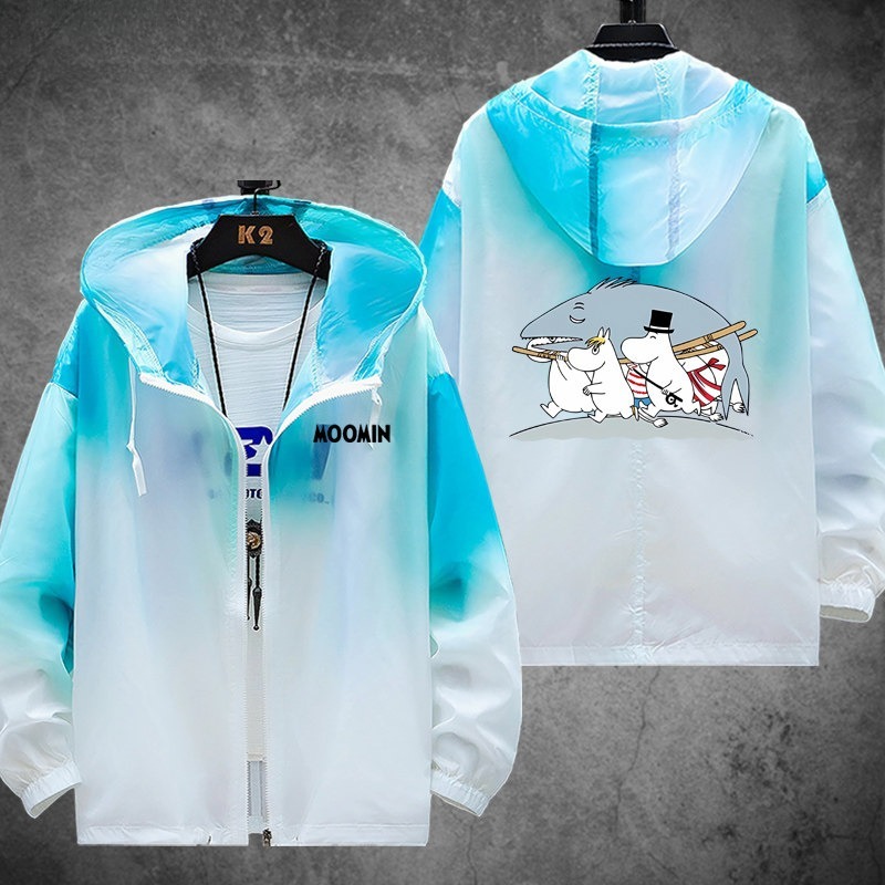 姆明一族Moomins 輕薄透氣漸變防曬衣外套
