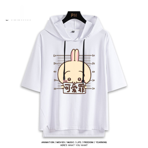 Chiikawa 忘本 連帽短袖T恤