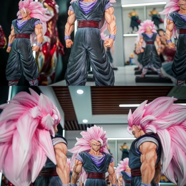 星軌 七龍珠 桃紅超三悟空 36cm