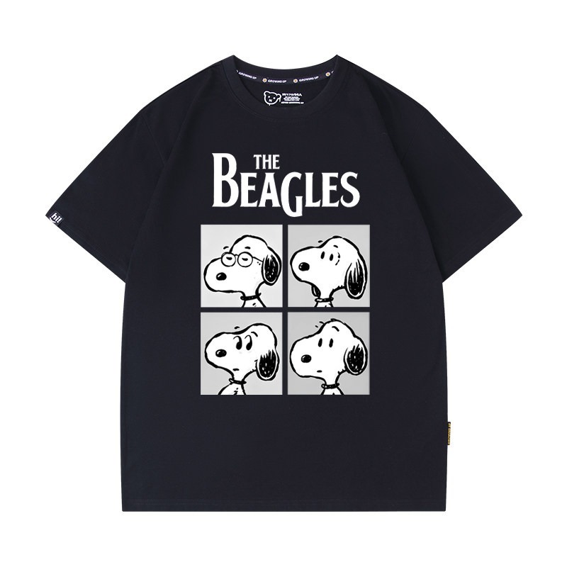 史努比周邊 男女同款 印花短袖T恤