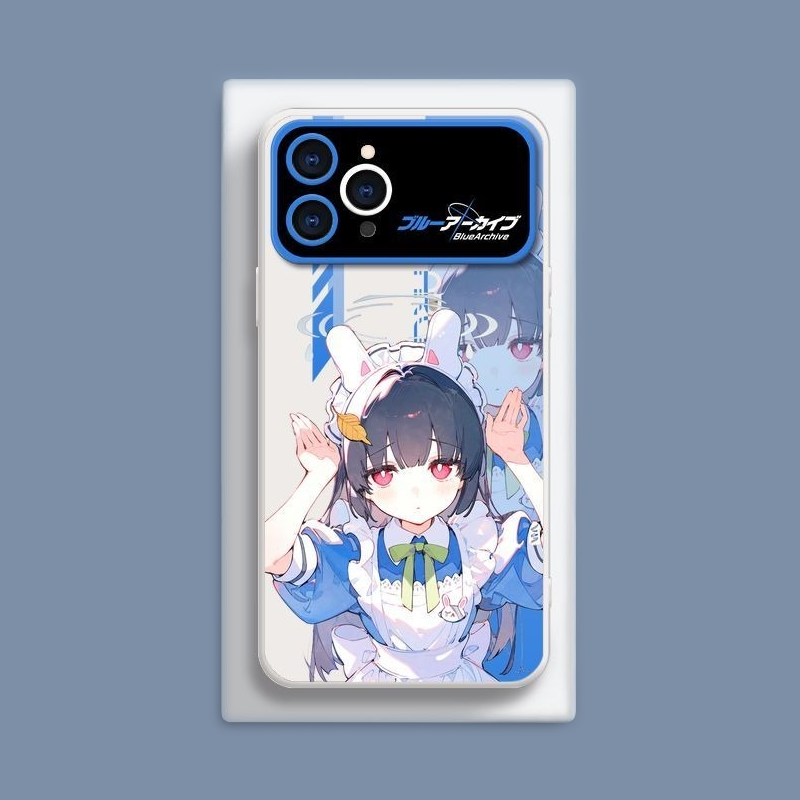 蔚藍檔案液態大視窗全包矽膠防摔軟殼-CASEZONE