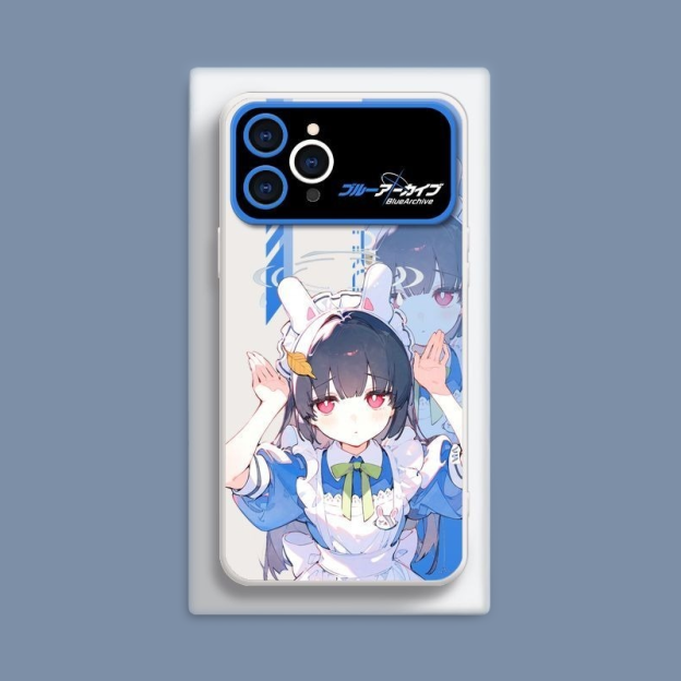 蔚藍檔案液態大視窗全包矽膠防摔軟殼-CASEZONE