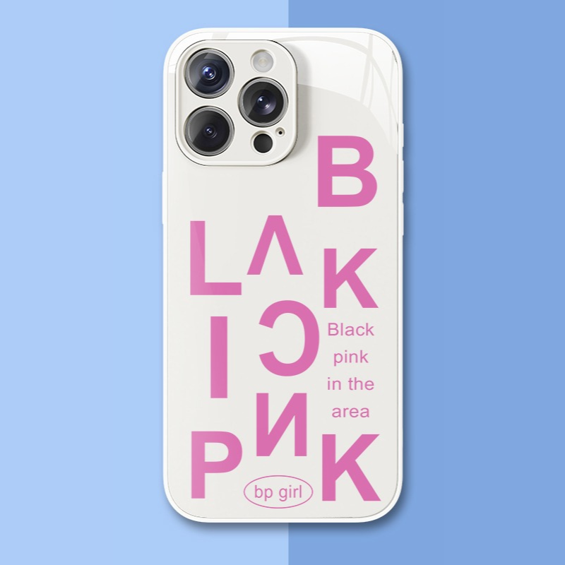 BLACKPINK新款高清全包防摔玻璃殼-CASEZONE