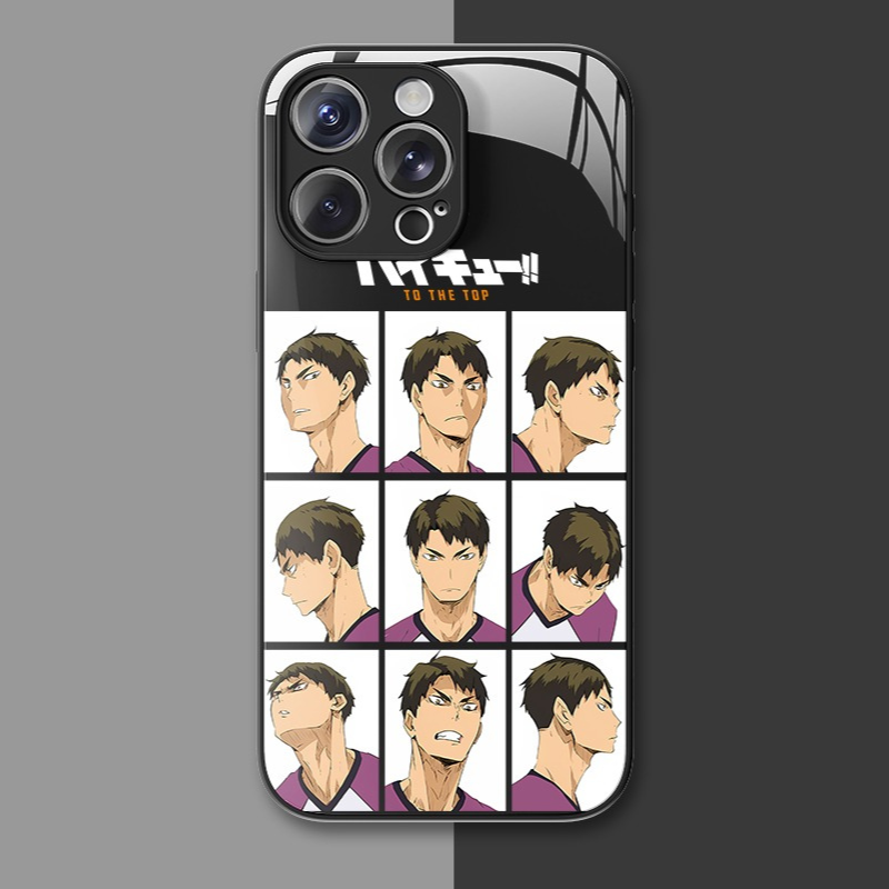 排球少年新款高清全包防摔玻璃殼-CASEZONE