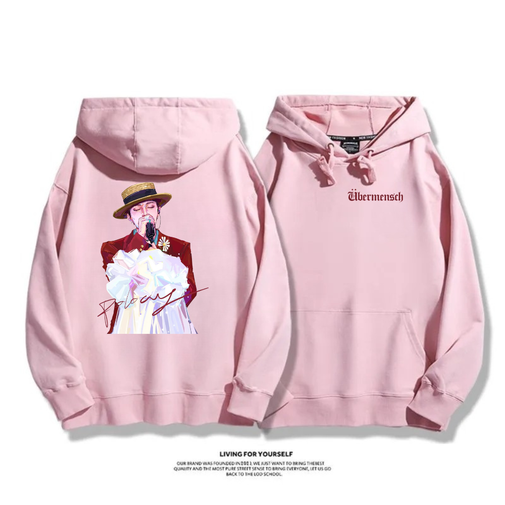 GD權志龍 2025秋冬新款 親子情侶男女連帽衛衣