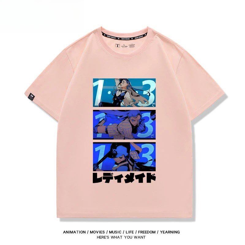 Ado歌手 2026親子情侶男女同款 印花短袖T恤