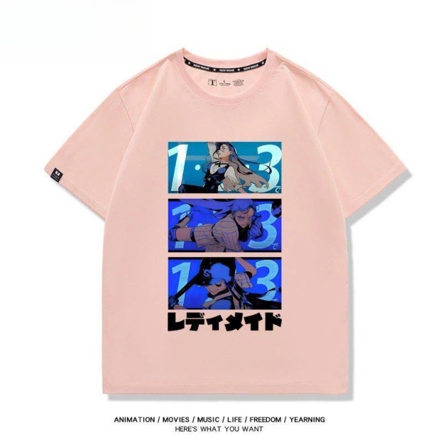 Ado歌手 2026親子情侶男女同款 印花短袖T恤