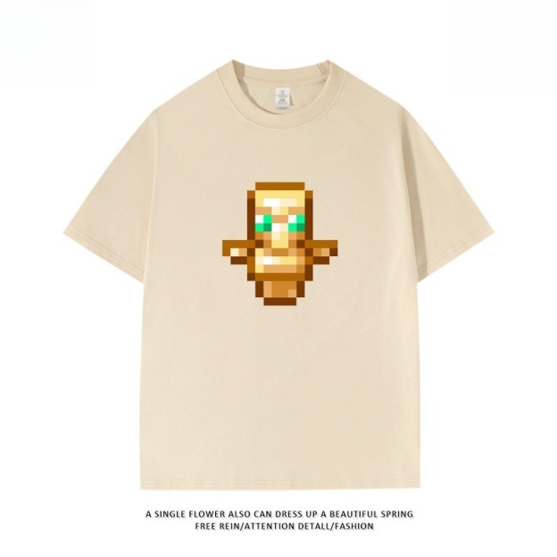 Minecraft不死圖騰 印花短袖T恤