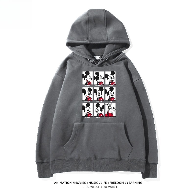 米老鼠米奇米妮 聯名衛衣2025秋冬新款親子情侶裝連帽衛衣