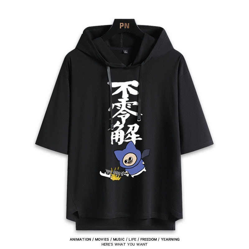 魔物獵人新款 親子情侶男女款連帽短袖T恤