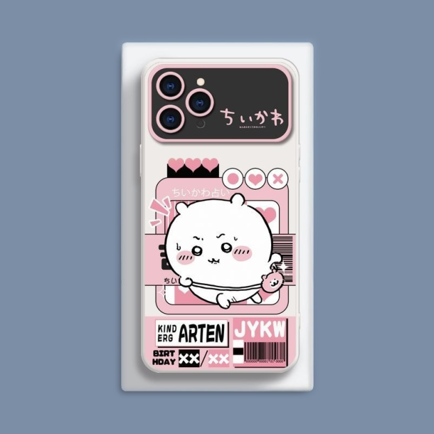 Chiikawa液態大視窗全包矽膠防摔軟殼-CASEZONE