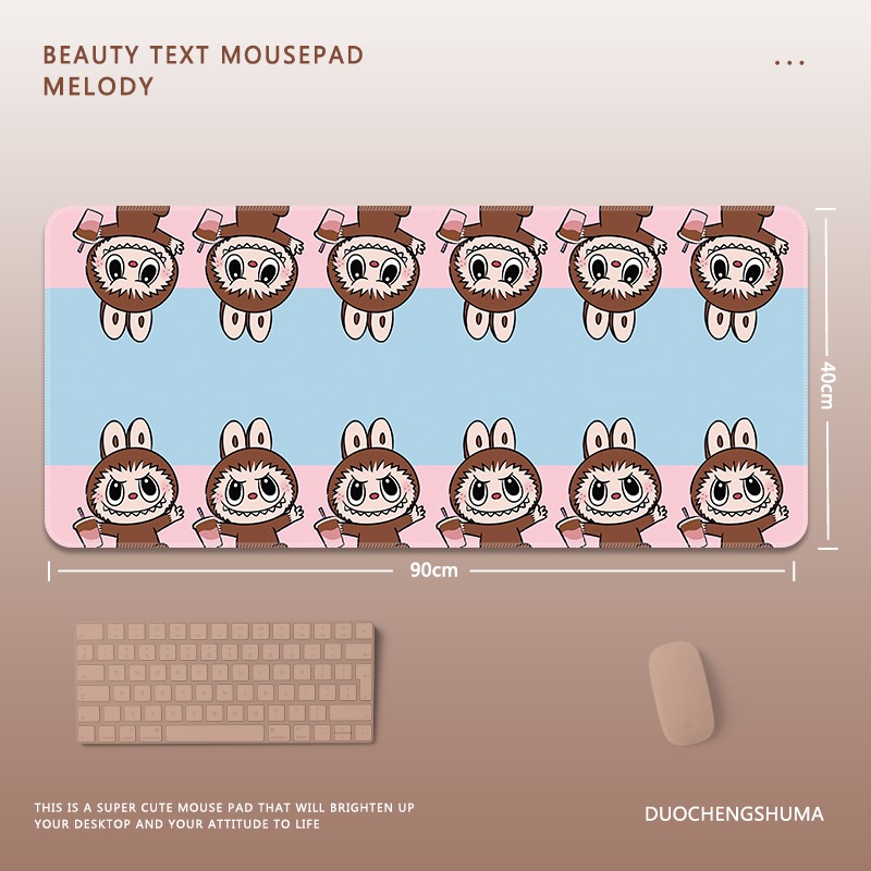 可愛卡通拉布布 主題桌墊 布質滑鼠墊-CASEZONE