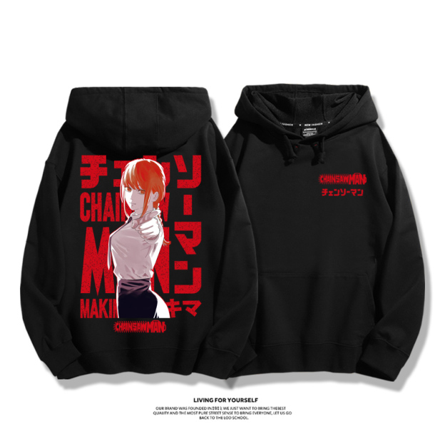 鏈鋸人 2025秋冬新款 親子情侶男女連帽衛衣-ZUIHANG SHOP