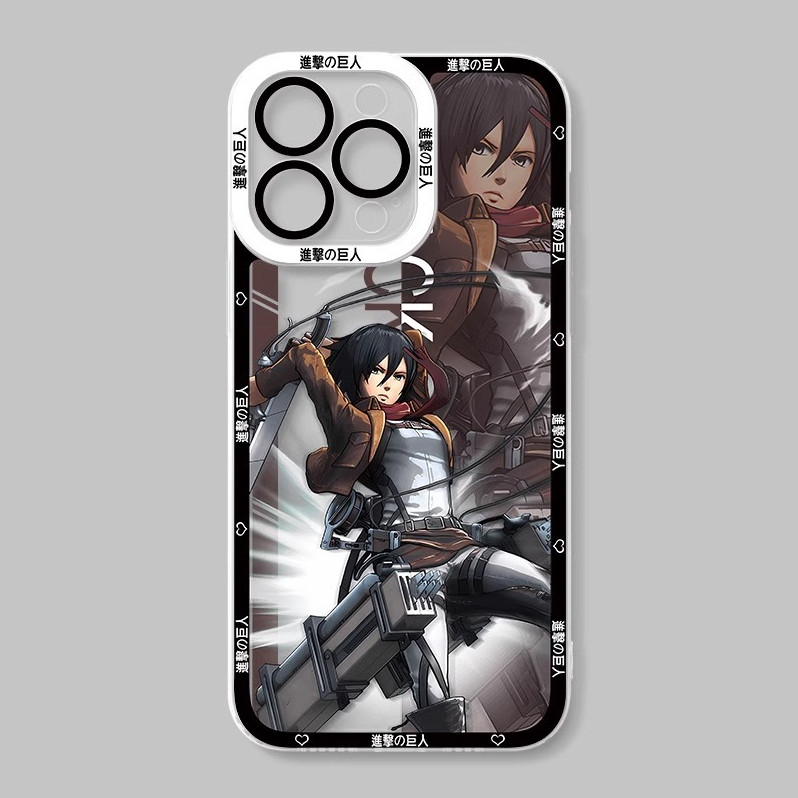 進擊的巨人透明防摔軟殼-CASEZONE