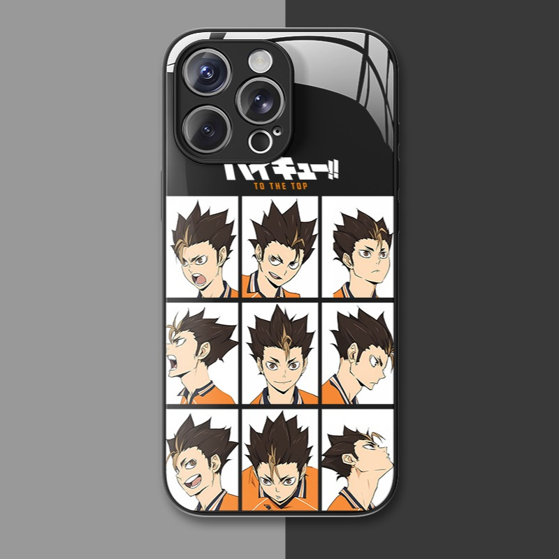 排球少年新款高清全包防摔玻璃殼-CASEZONE