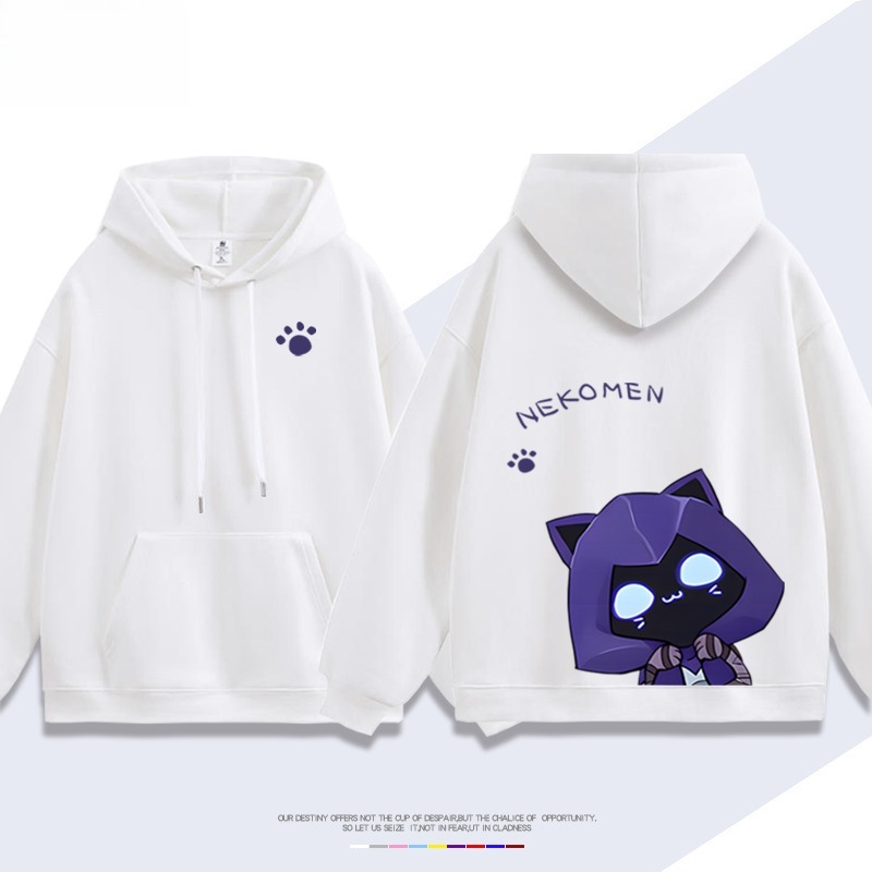 瓦羅蘭特歐門貓貓新款 親子情侶男女連帽衛衣