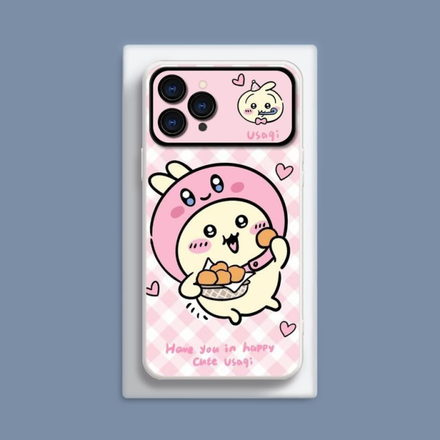 Chiikawa液態大視窗全包矽膠防摔軟殼-CASEZONE