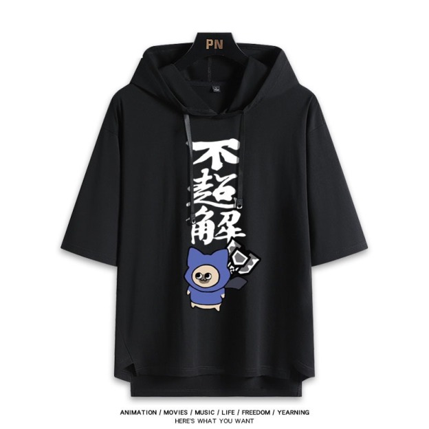 魔物獵人新款 親子情侶男女款連帽短袖T恤