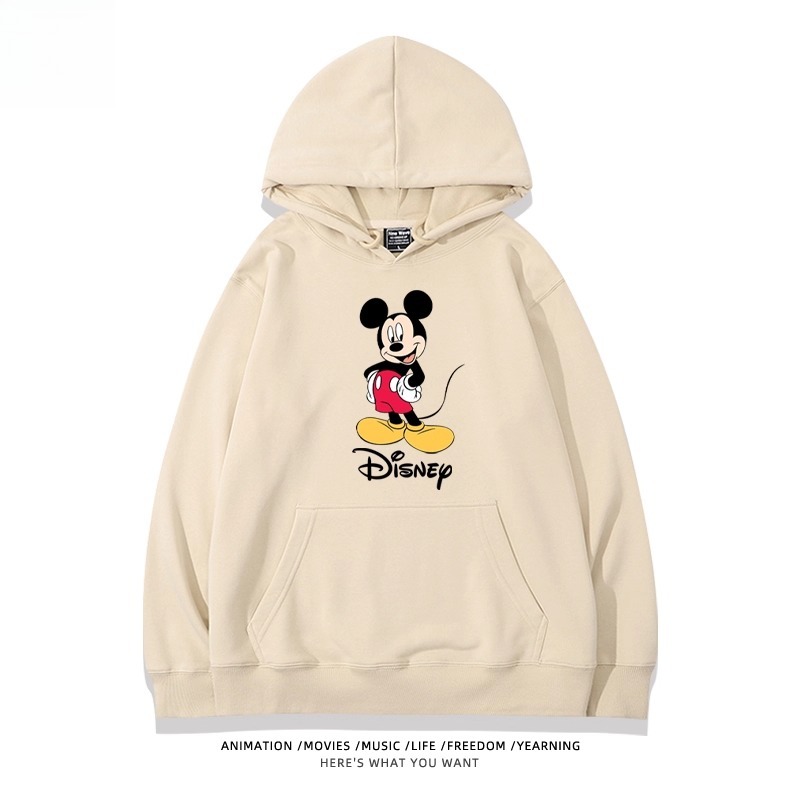 米老鼠米奇米妮 聯名衛衣2025秋冬新款親子情侶裝連帽衛衣