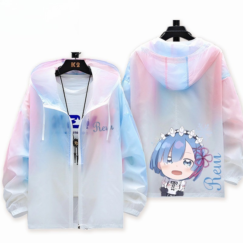 RE從零開始的異世界 輕薄透氣漸變防曬衣外套