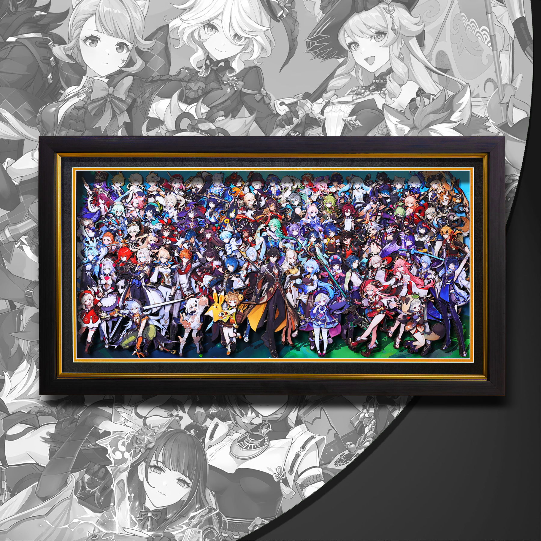 原神 3D立體畫-CASEZONE