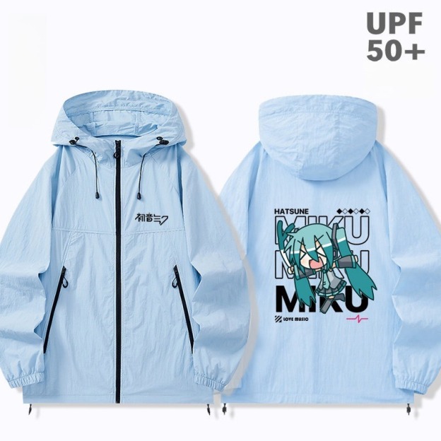 初音未來 男女輕薄透氣防曬服外套