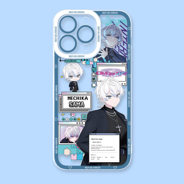 主播女孩重度依賴天使眼透明手機殼