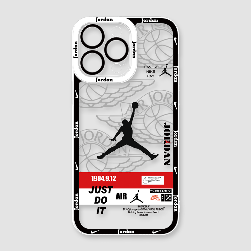 喬丹NBA籃球透明防摔軟殼-CASEZONE