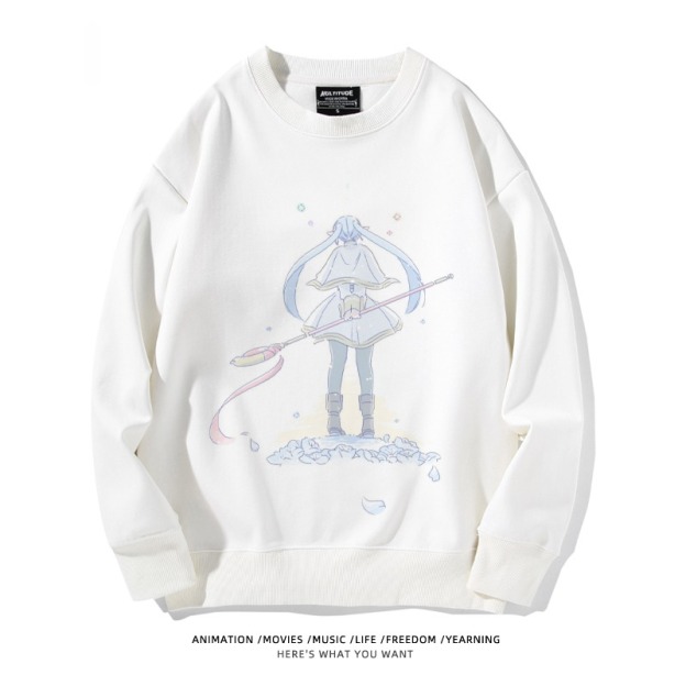 葬送的芙莉蓮 秋冬新款 親子情侶裝圓領長袖