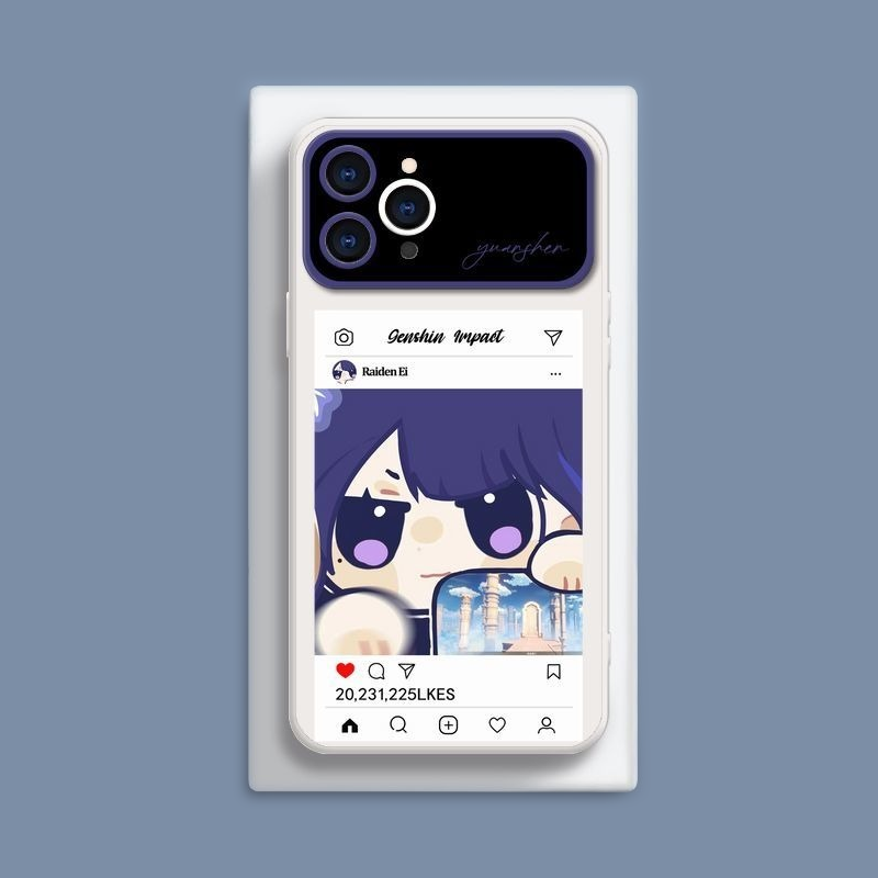 原神液態大視窗全包矽膠防摔軟殼-CASEZONE