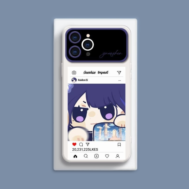 原神液態大視窗全包矽膠防摔軟殼-CASEZONE