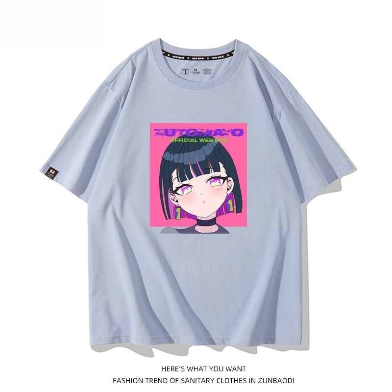 永遠是深夜有多好 2026親子情侶男女同款 印花短袖T恤