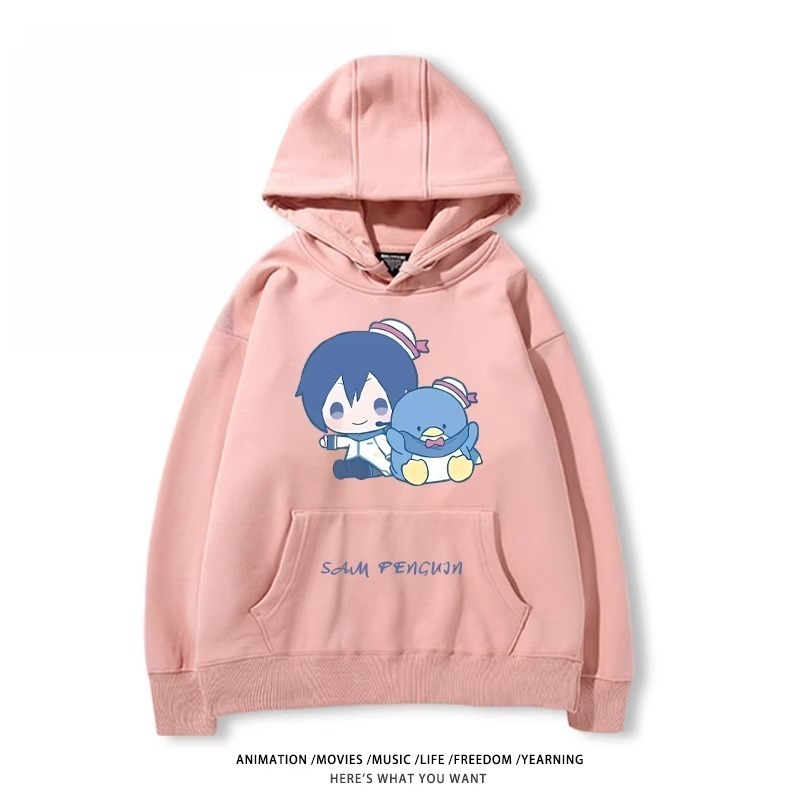 初音未來X三麗鷗新款 親子情侶男女款連帽衛衣