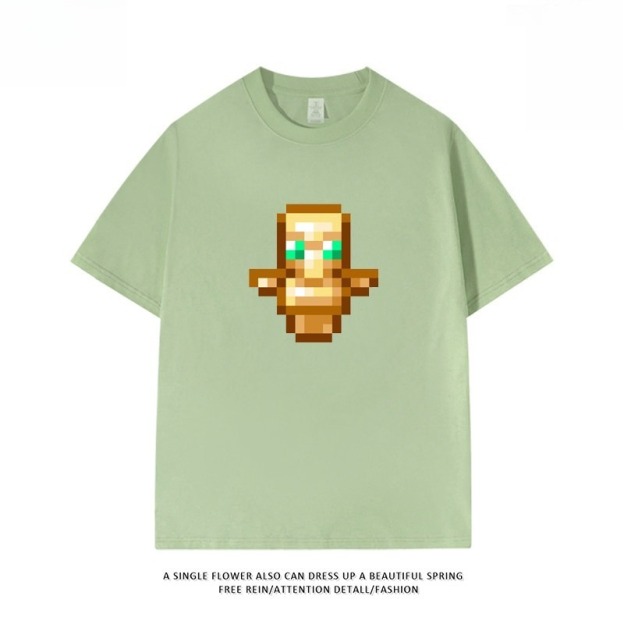 Minecraft不死圖騰 印花短袖T恤