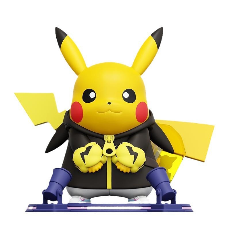 新款正版寶可夢大集結系列 | 皮卡丘桌面大擺件 | 遊戲手辦公仔玩偶-CASEZONE