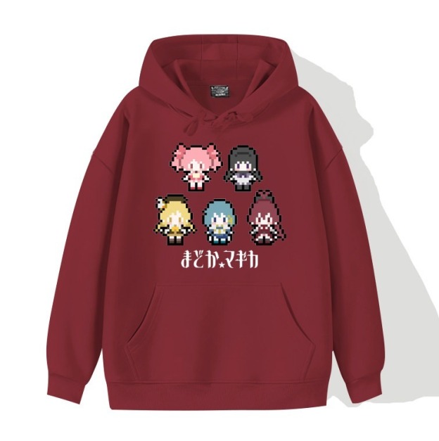 魔法少女小圓新款 親子情侶裝連帽衛衣