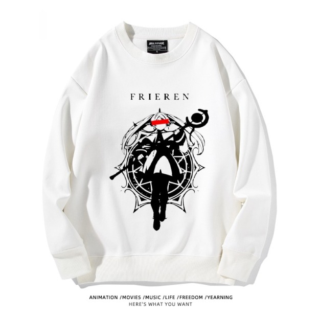 葬送的芙莉蓮 秋冬新款 親子情侶裝圓領長袖