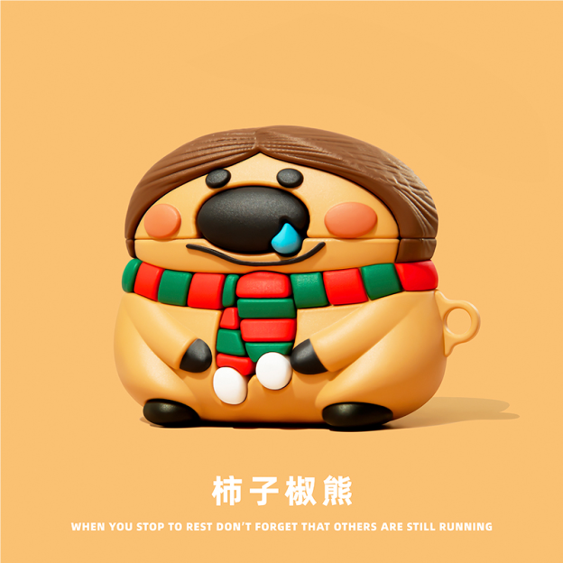 可愛小動物AirPods耳機保護殼-CASEZONE