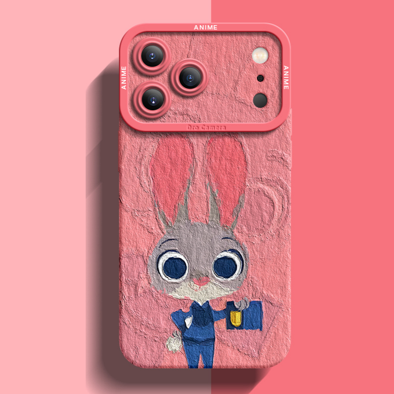 動物方城市液態矽膠全包防摔軟殼