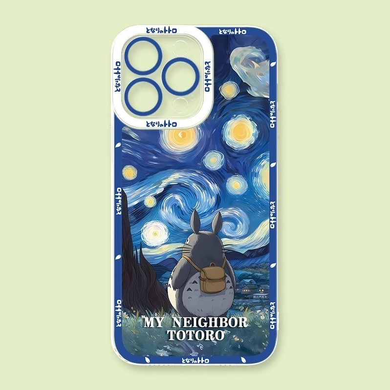 卡通龍貓透明防摔軟殼-CASEZONE