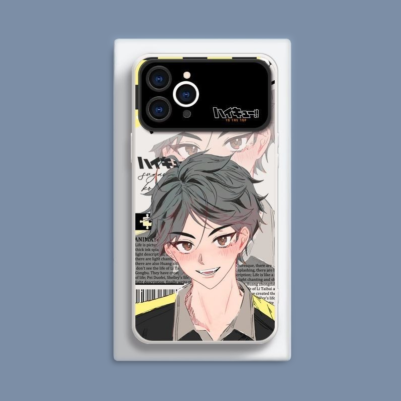 排球少年液態大視窗全包矽膠防摔軟殼-CASEZONE