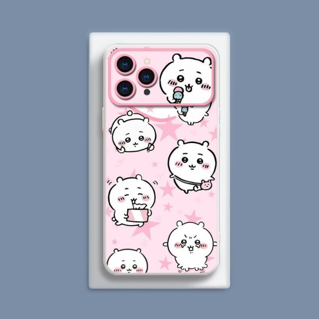 Chiikawa液態大視窗全包矽膠防摔軟殼-CASEZONE