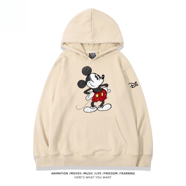 米老鼠米奇米妮 聯名衛衣2025秋冬新款親子情侶裝連帽衛衣