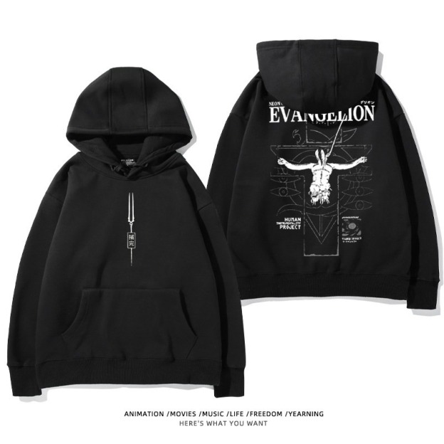 EVA新世紀福音戰士新款 男女同款連帽衛衣