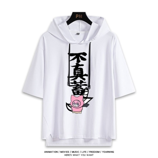 魔物獵人新款 親子情侶男女款連帽短袖T恤