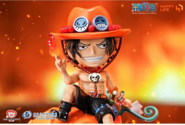 【預購】正版授權 HAPPY LIFE《航海王》惡魔果實系列 艾斯聲控小夜燈