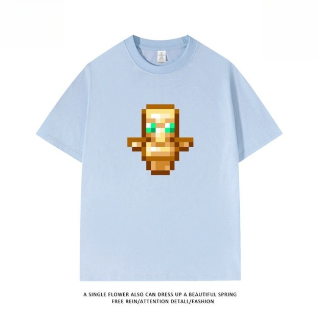 Minecraft不死圖騰 印花短袖T恤