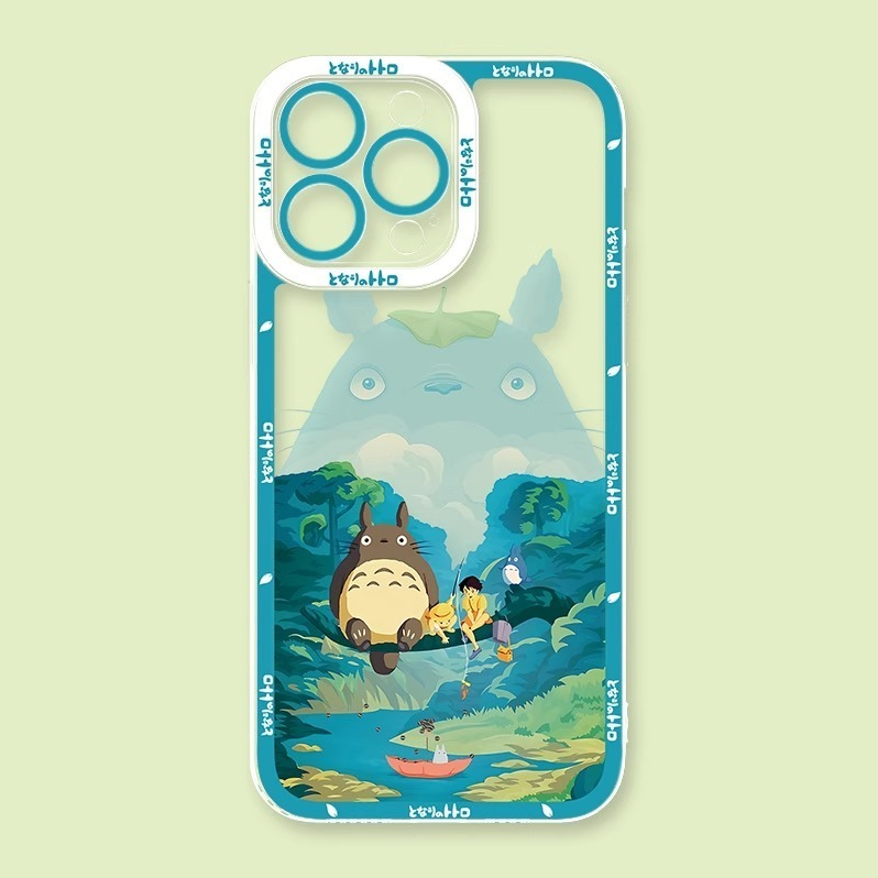 卡通龍貓透明防摔軟殼-CASEZONE